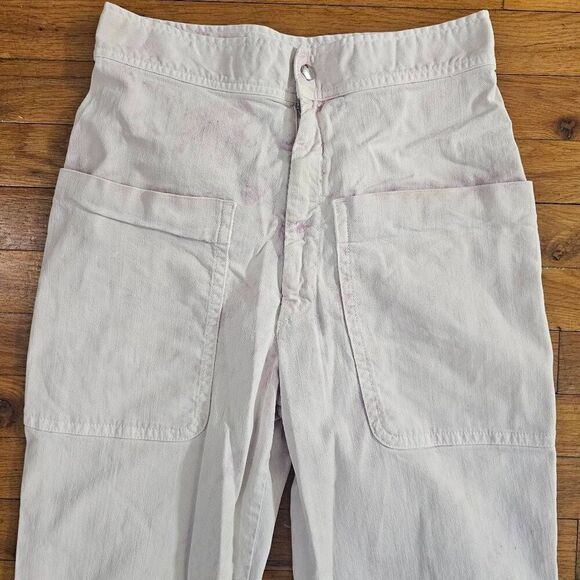 Isabel Marant Etoile High Waist Straight Leg Trousers Jeans Size 36 - Picture 2 of 13